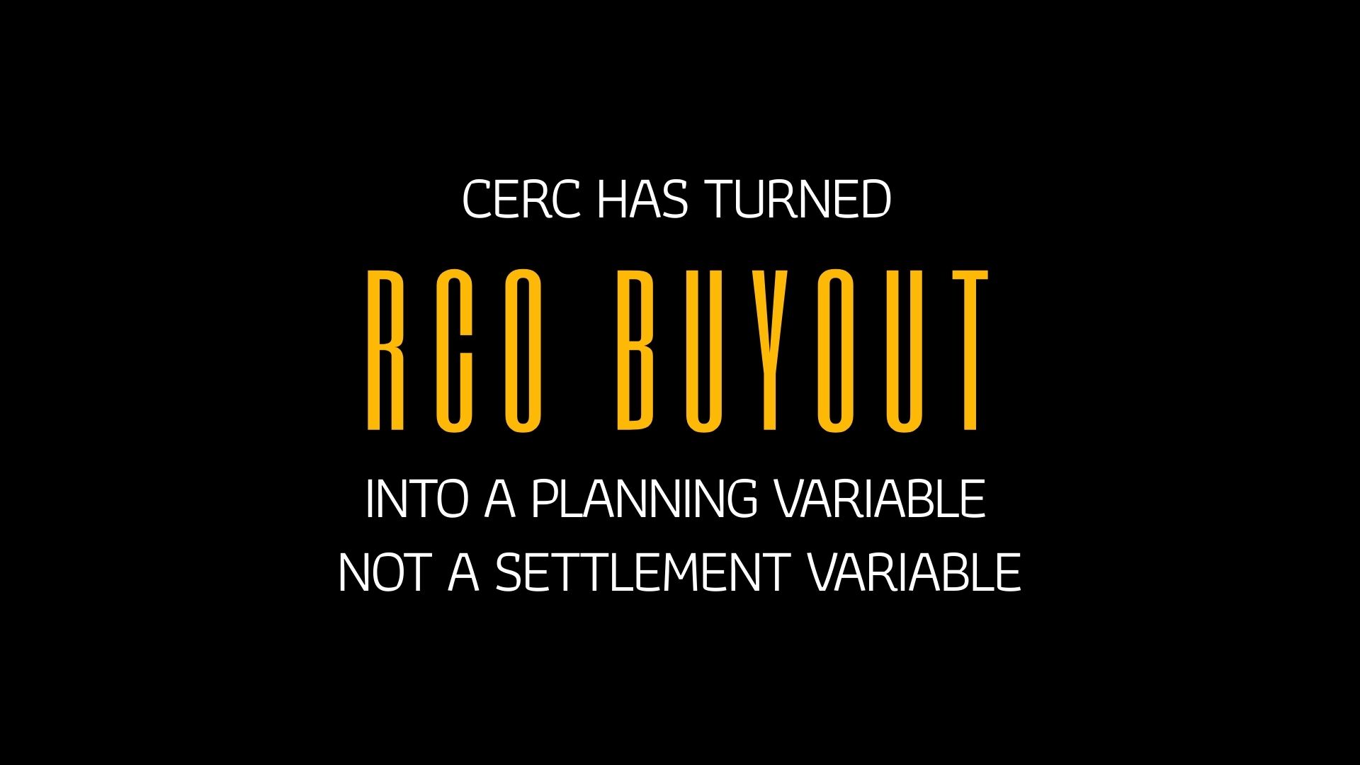 CERC’s Buyout Price Recasts the Economics of RCO Compliance